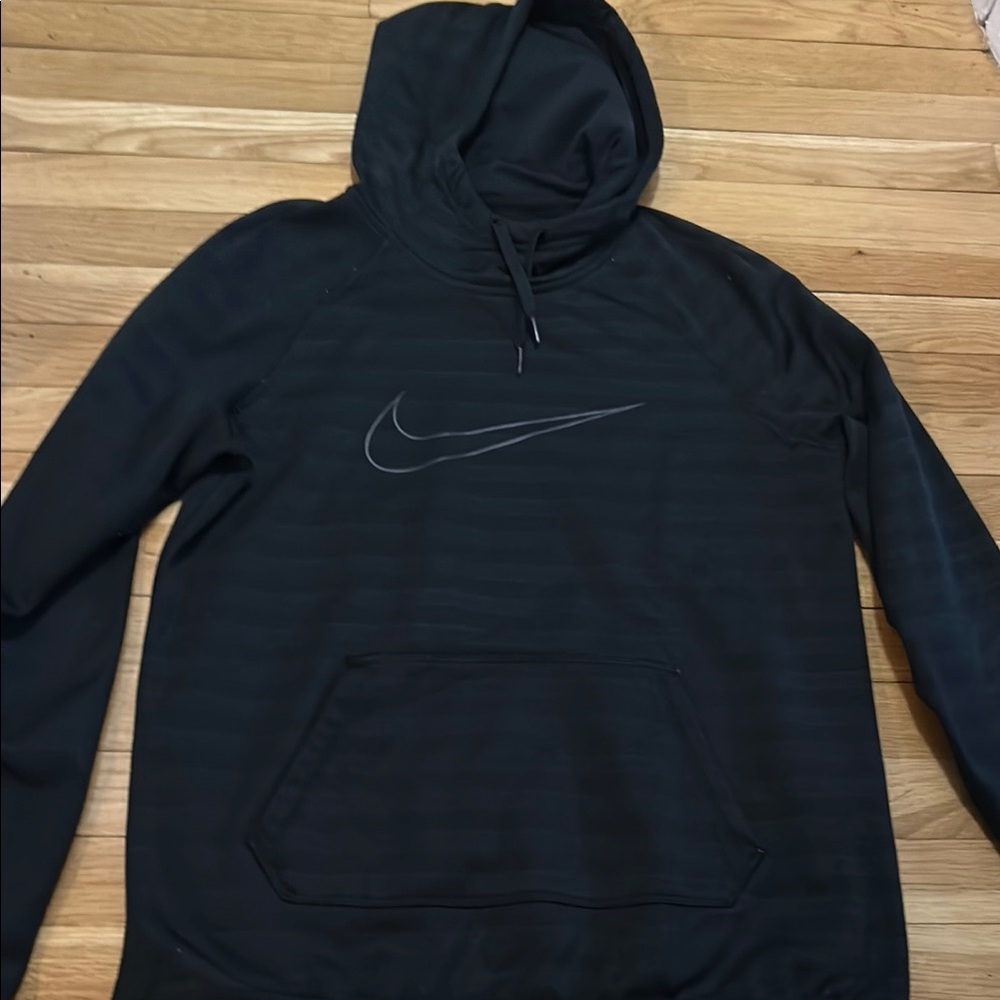 Nike Black Hoodie with Logo